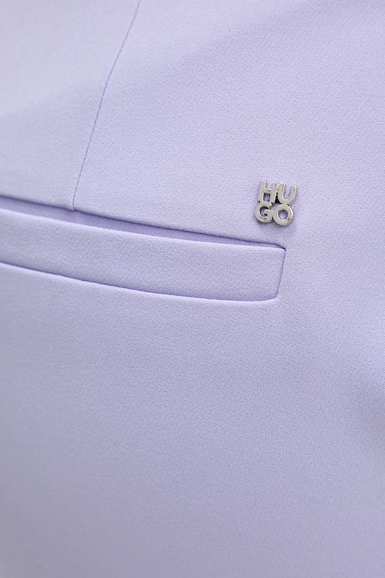 HUGO spodnie Hedima-1 fioletowy 50544742