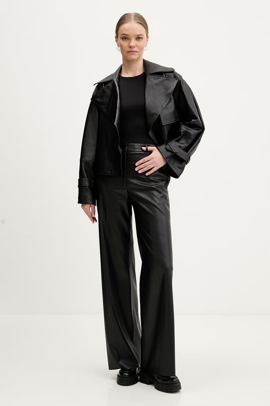 HUGO spodnie Hasmina-1 50552964 czarny SS26