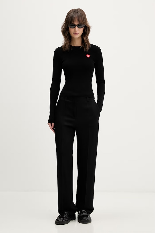 HUGO spodnie Hulana-3 50554962 czarny SS26