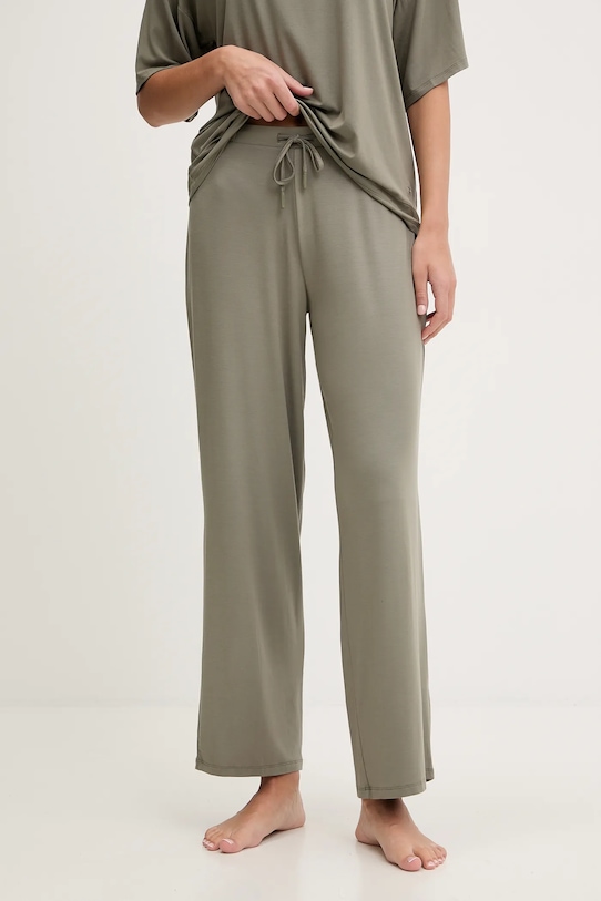 Chantelle spodnie piżamowe dzianina zielony C15UE0