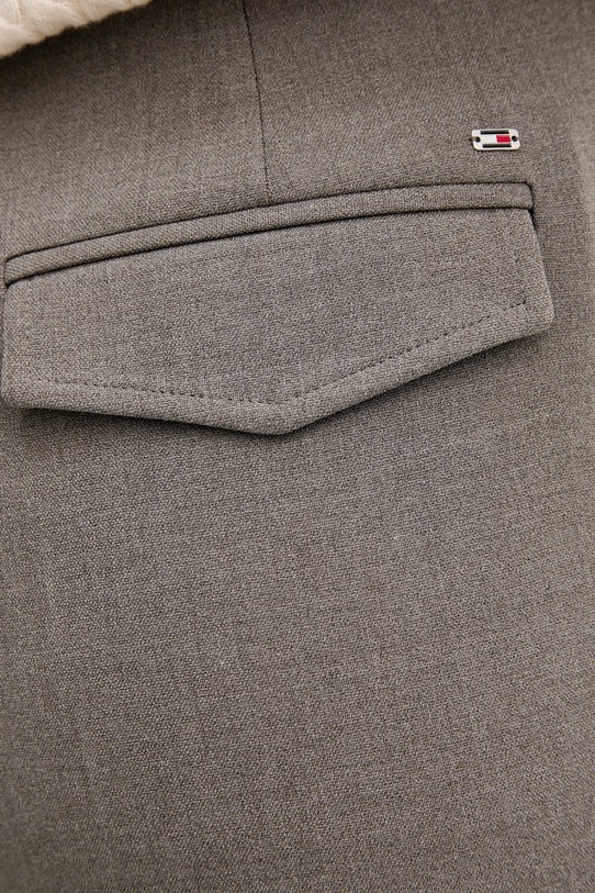 Παντελόνι Tommy Hilfiger καφέ WW0WW47799