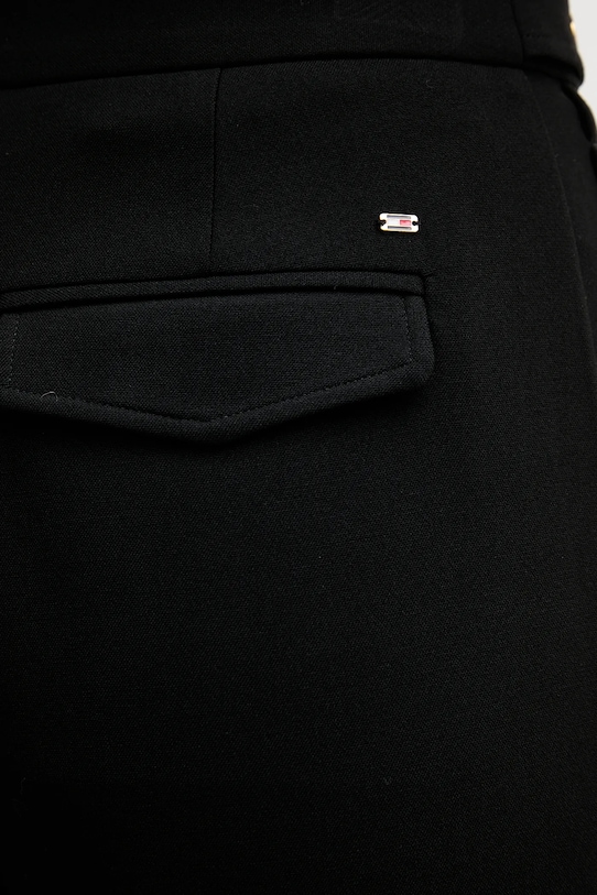 Παντελόνι Tommy Hilfiger μαύρο WW0WW47799