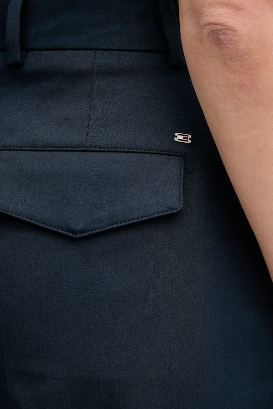 Hlače Tommy Hilfiger mornarsko modra WW0WW49471