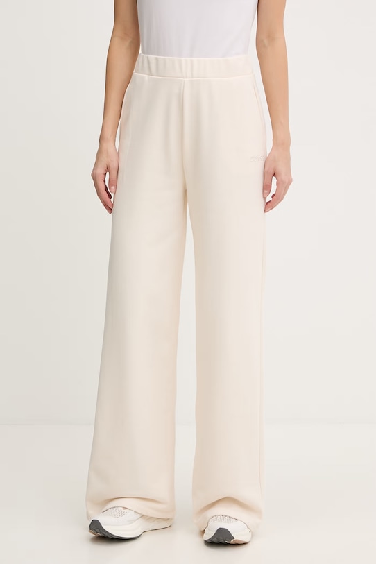 Guess spodnie dresowe YAYOI dzianina beżowy V6RB03.KD761