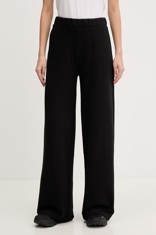 Guess spodnie dresowe YAYOI dzianina czarny V6RB03.KD761