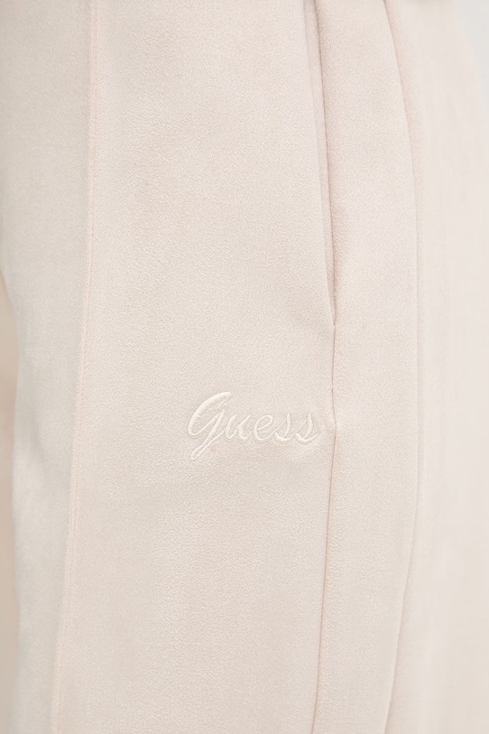 Guess spodnie LIA beżowy V6RB04.KCJY2