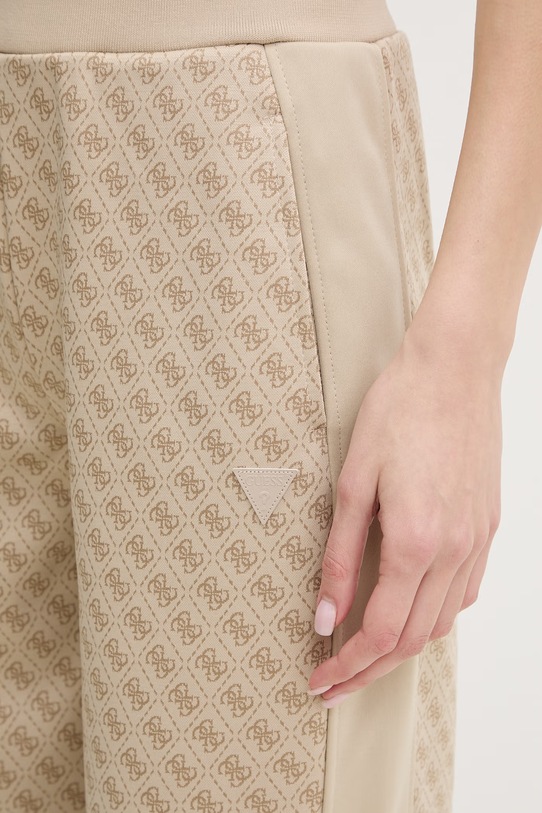 Παντελόνι φόρμας Guess MAYA μπεζ V6RB09.K2042