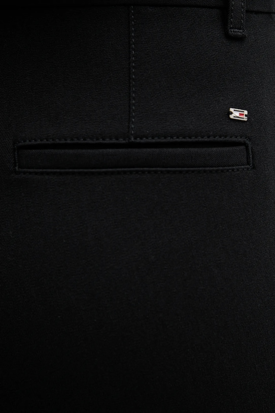 Παντελόνι Tommy Hilfiger μαύρο WW0WW47797