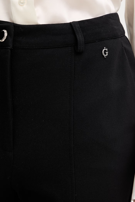 Guess spodnie NEW ZOE czarny W6RB11.KCMU2