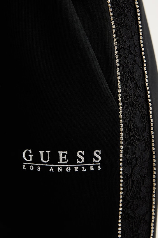Donji dio trenirke Guess NEW VICTOIRE crna W6RB45.KBYE2