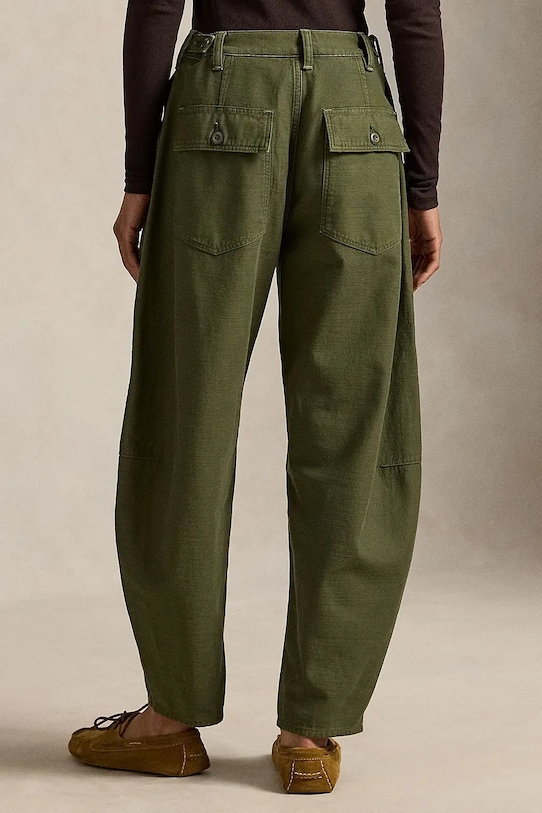 Polo Ralph Lauren spodnie bawełniane 211A93147 zielony SS26