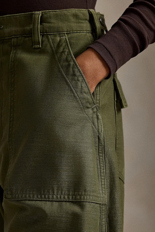 Polo Ralph Lauren spodnie bawełniane zielony 211A93147