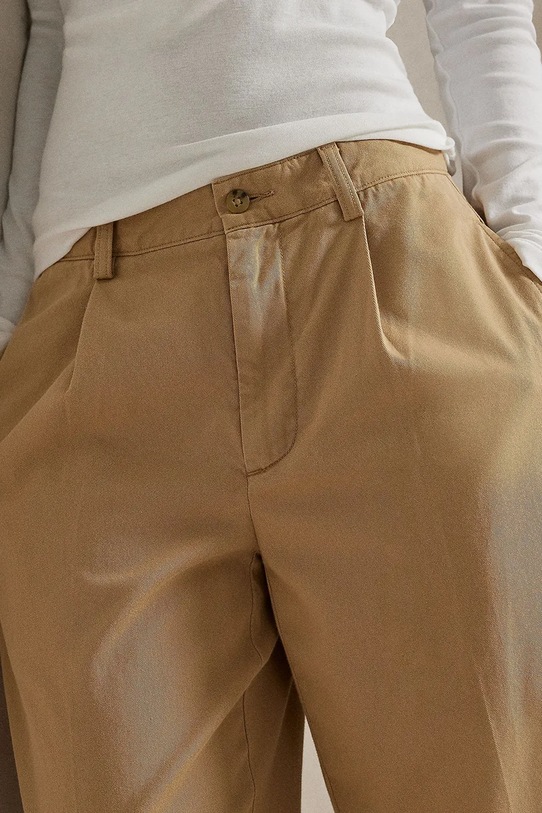 Kalhoty Polo Ralph Lauren béžová 211A96676