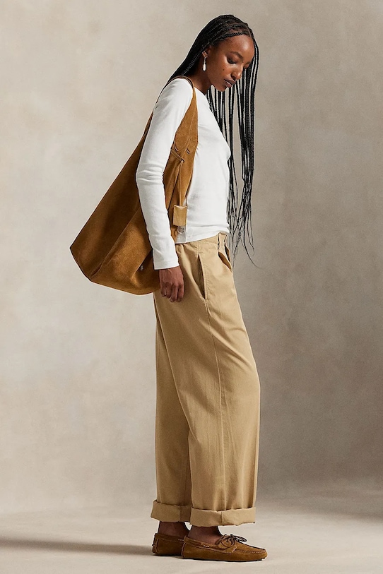 Polo Ralph Lauren spodnie 211A96676 beżowy