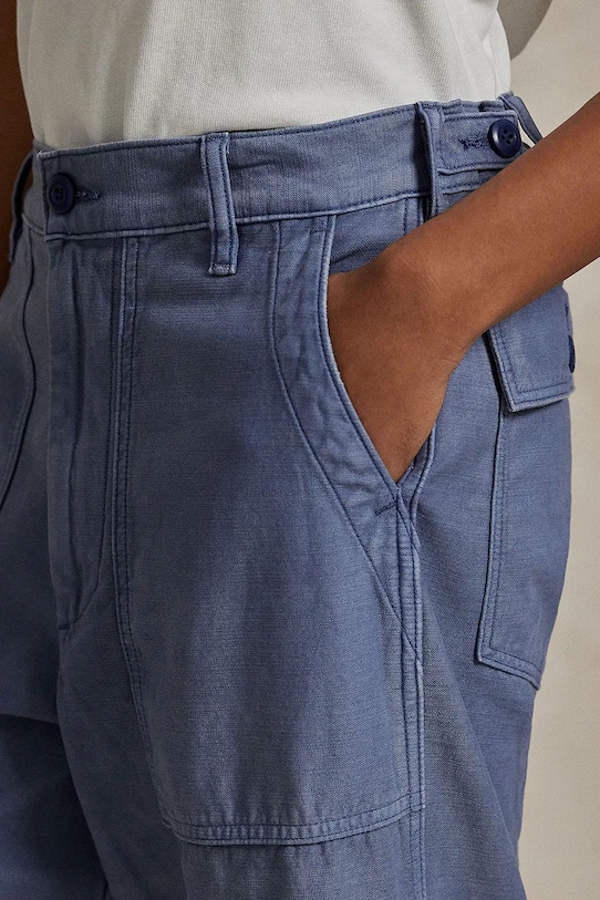 Polo Ralph Lauren spodnie bawełniane niebieski 211978634