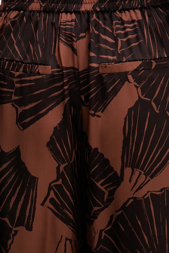 Karl Lagerfeld spodnie brązowy B1W10013