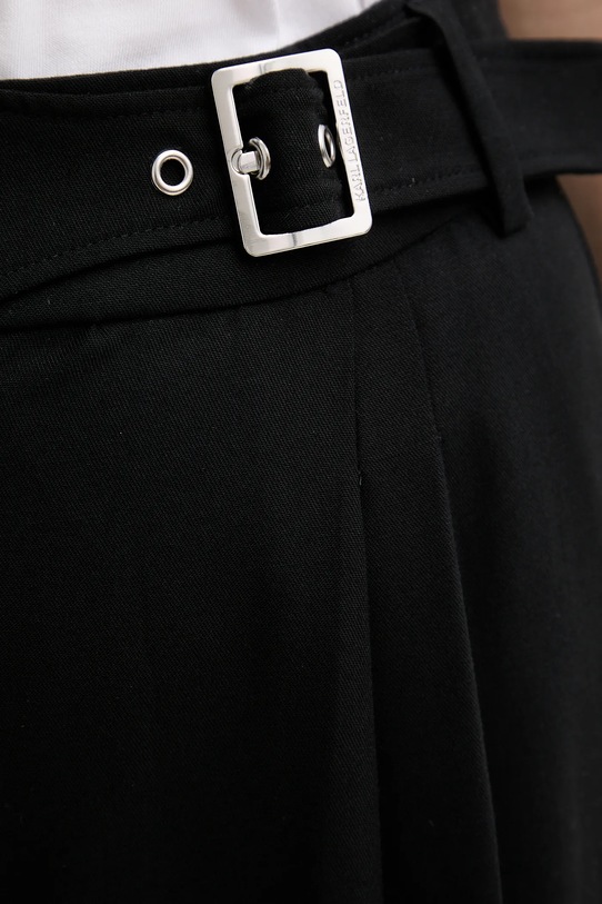 Kalhoty Karl Lagerfeld černá B1W10012