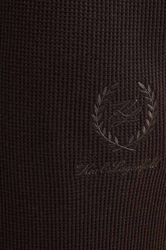 Bavlnené tepláky Karl Lagerfeld HOTEL KARL hnedá B1W44006