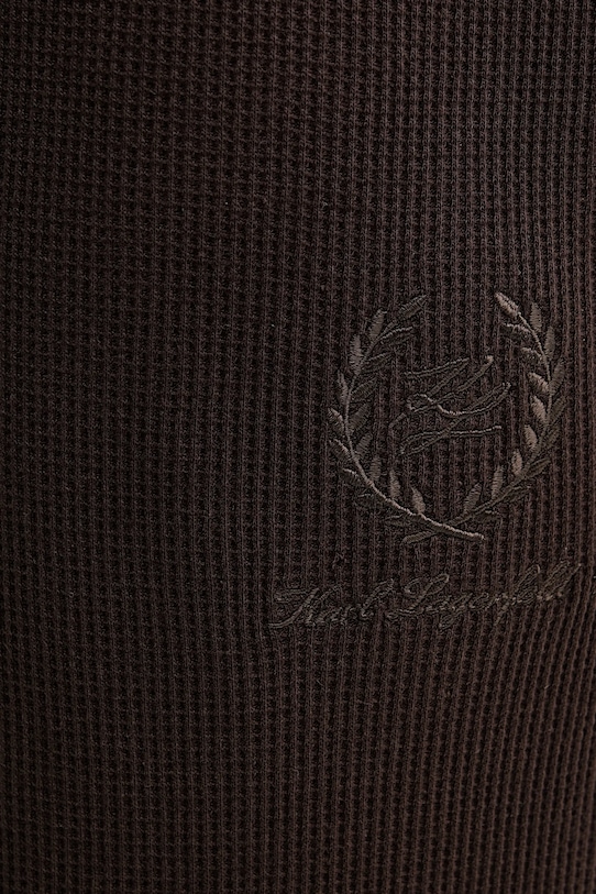 Karl Lagerfeld pantaloni de trening din bumbac HOTEL KARL maro B1W44006