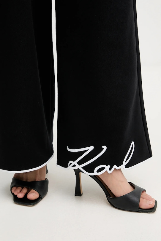 Odzież Karl Lagerfeld spodnie dresowe B1W10021 czarny