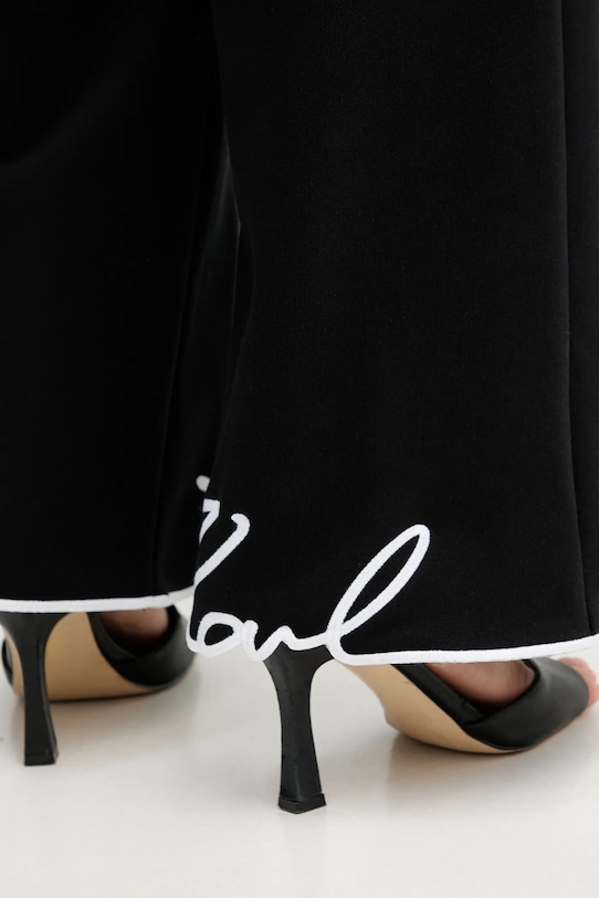 Karl Lagerfeld spodnie dresowe czarny B1W10021