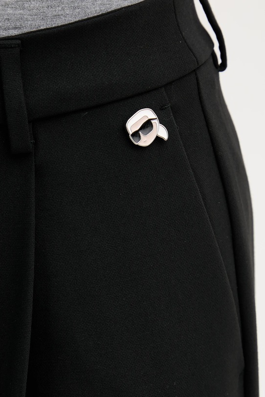Karl Lagerfeld spodnie IKON B1W10007 czarny