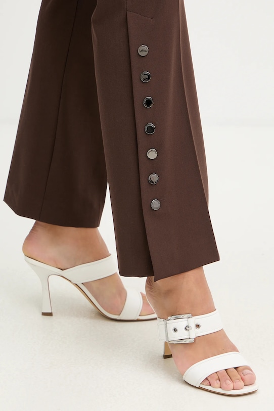 Karl Lagerfeld spodnie brązowy B1W10006