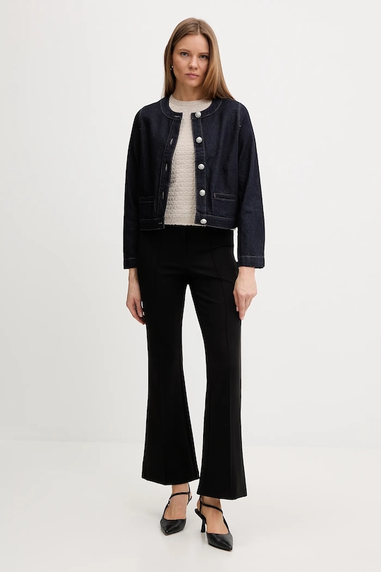 Dkny spodnie P5KKQA97 czarny SS26