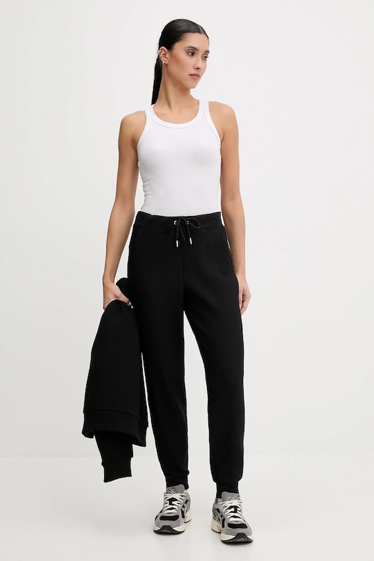 Dkny spodnie dresowe DP5P3498 czarny SS26