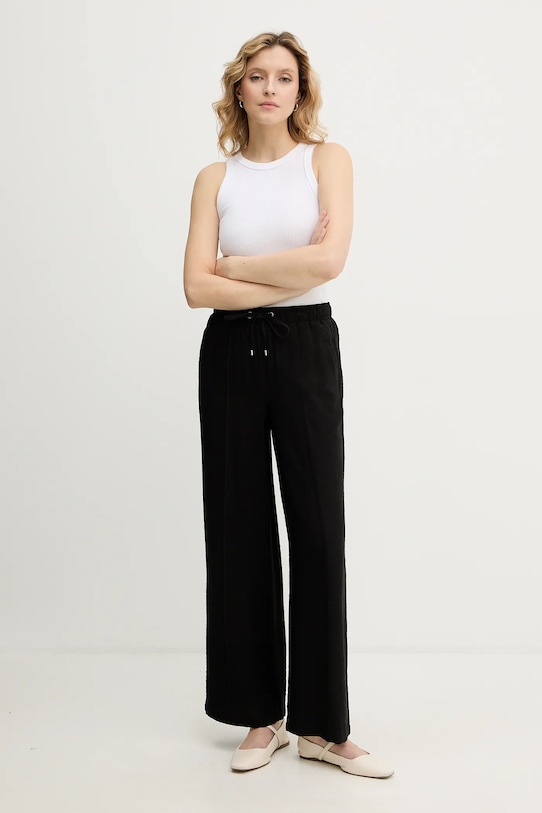 Dkny spodnie P54K7D81 czarny SS26