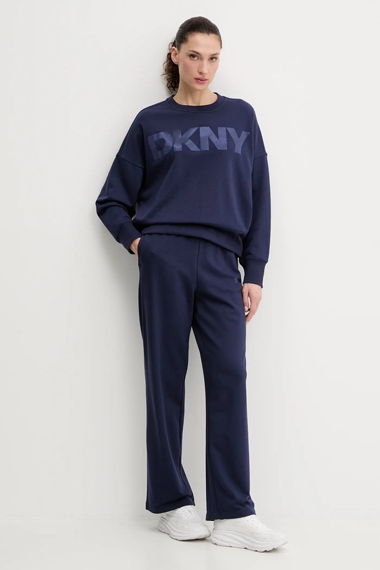Παντελόνι φόρμας Dkny DP6P3795 σκούρο μπλε SS26
