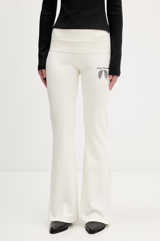 Guess Originals spodnie dresowe aplikacja beżowy W6RB63.Z2V62