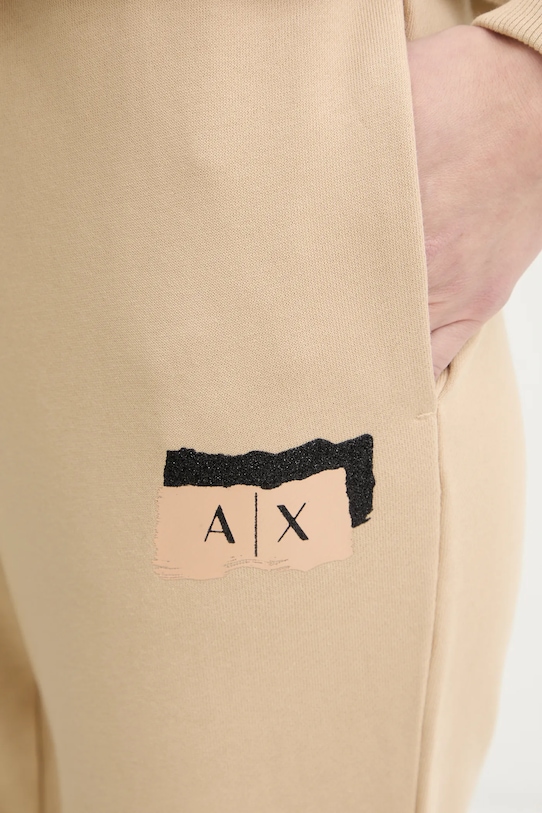 Tepláky Armani Exchange béžová XW001802.AF24312