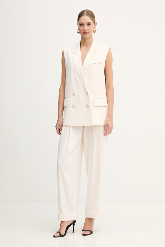 Armani Exchange spodnie XW001826.AF16125 beżowy SS26