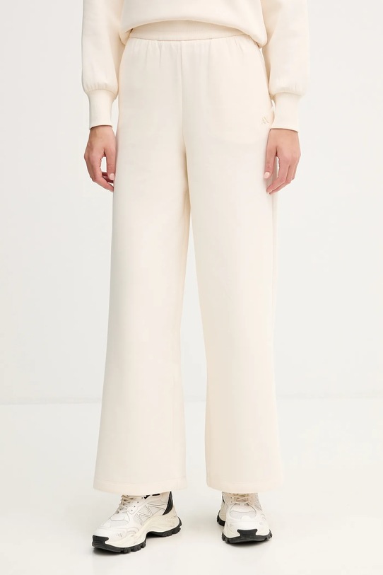 Armani Exchange spodnie dresowe z elastanem beżowy XW001830.AF10818