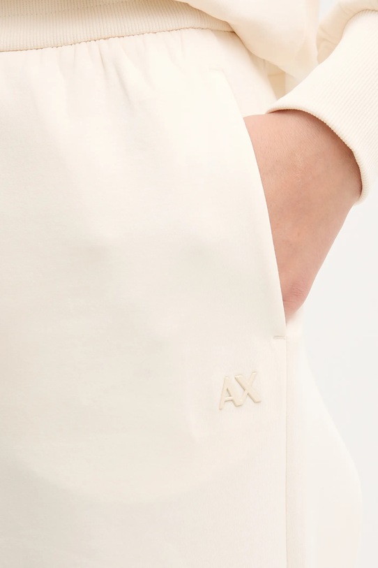 Armani Exchange spodnie dresowe beżowy XW001830.AF10818