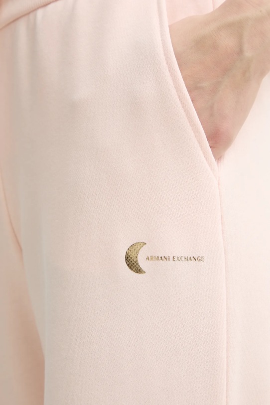 Armani Exchange spodnie dresowe różowy XW001848.AF18853