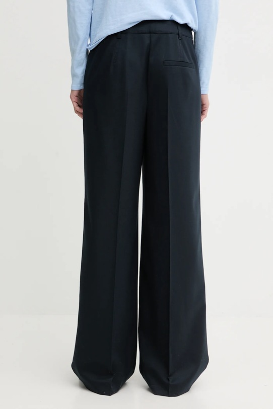 Odzież Marc O'Polo spodnie z dodatkiem wełny 600015310005 granatowy