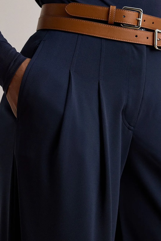 Lauren Ralph Lauren spodnie granatowy 200980217