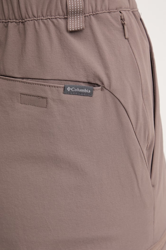 Turistické nohavice Columbia Shale Ridge hnedá 2155653