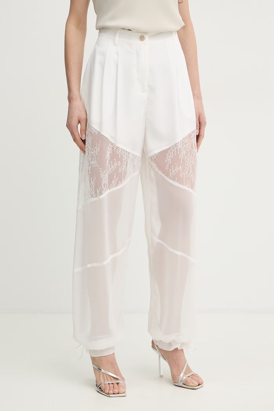 Pinko spodnie damskie biały 106275.A336