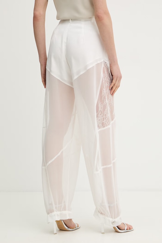 Odzież Pinko spodnie damskie 106275.A336 biały