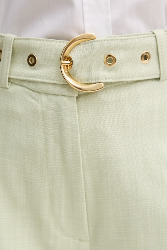 Odzież Pinko spodnie damskie 106492.A2W6 zielony