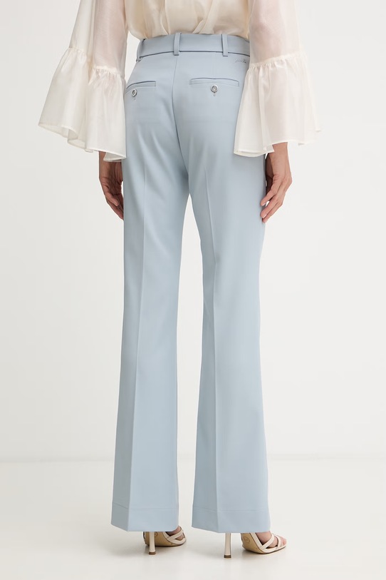 Odzież Pinko spodnie damskie 106193.A32G niebieski