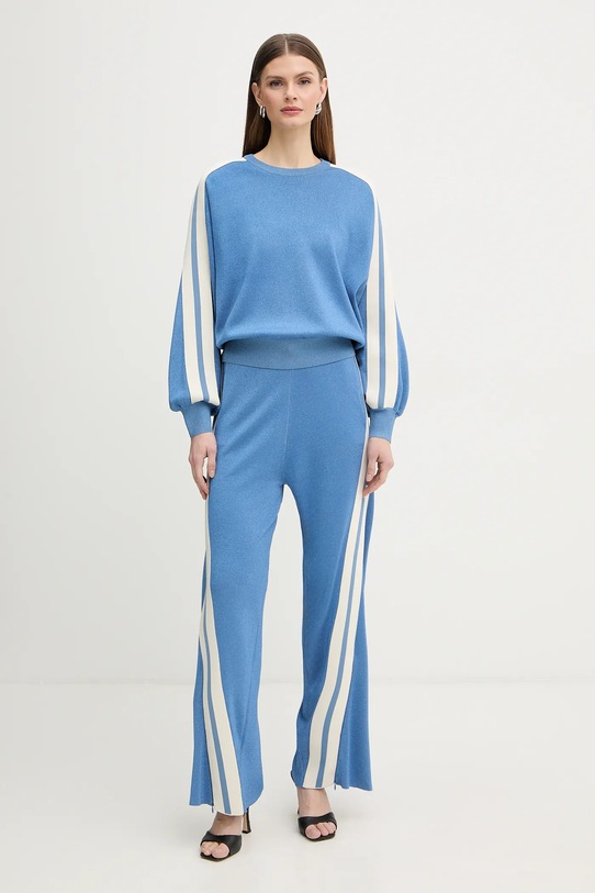 Pinko spodnie dresowe 106335.A34D niebieski SS26