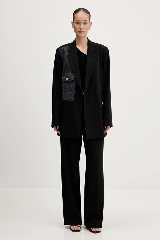 Karl Lagerfeld Jeans spodnie B1W10085 czarny SS26