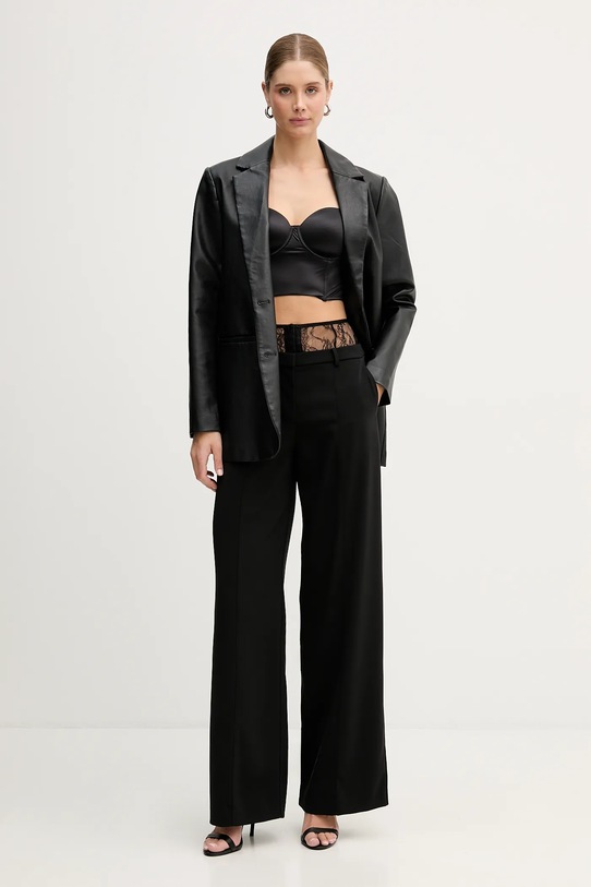 Patrizia Pepe spodnie 8P0769.A6F5 czarny SS26