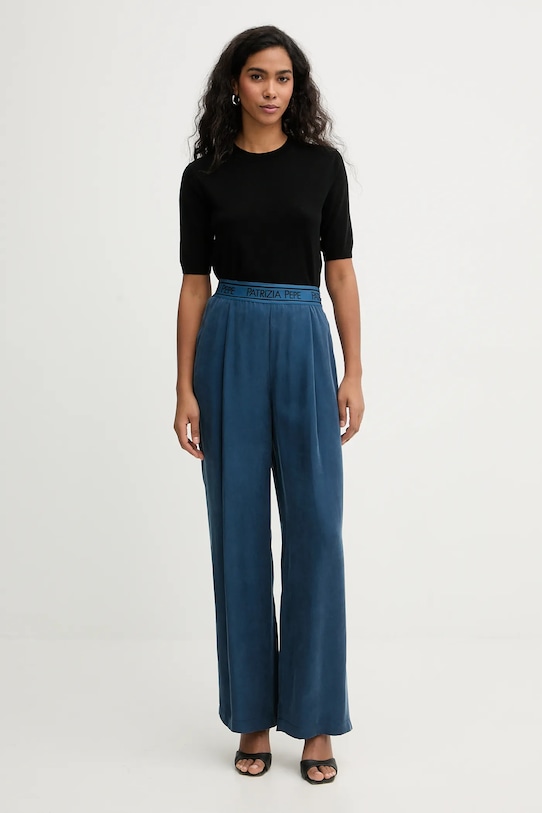 Nohavice Patrizia Pepe 8P0778.A704 modrá SS26