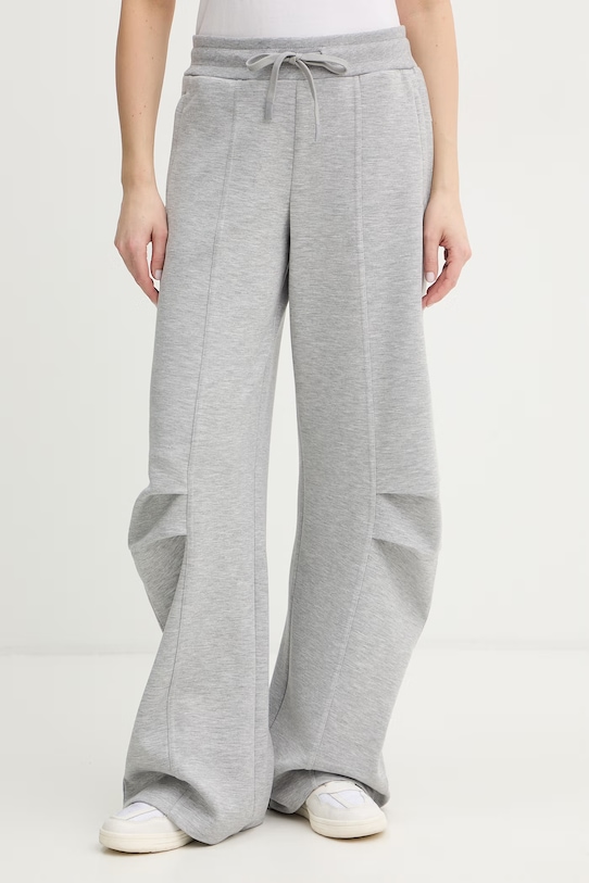 Spodnji del trenirke Patrizia Pepe Z elastanom siva 8P0784.J391M