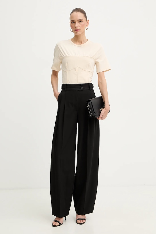 Patrizia Pepe spodnie 8P0793.A498 czarny SS26